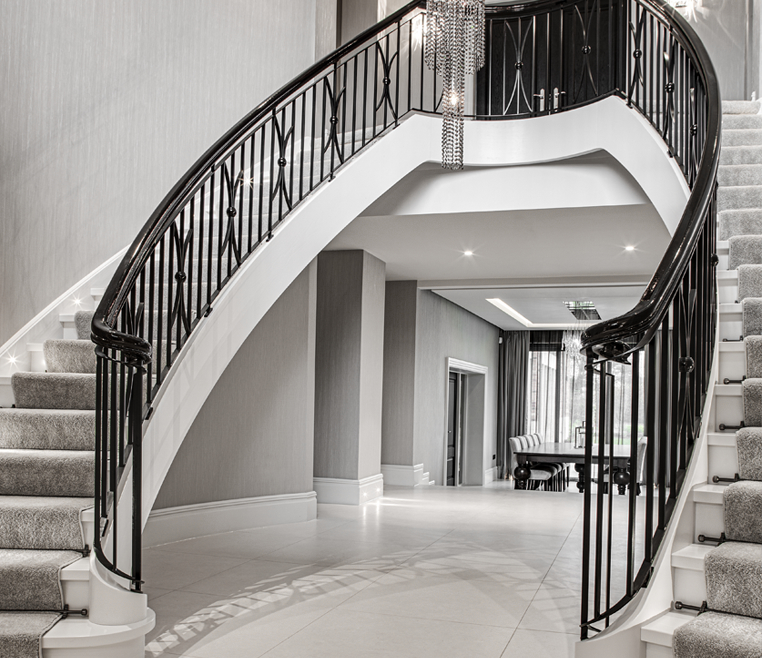 Exklusive Art Deco Treppe