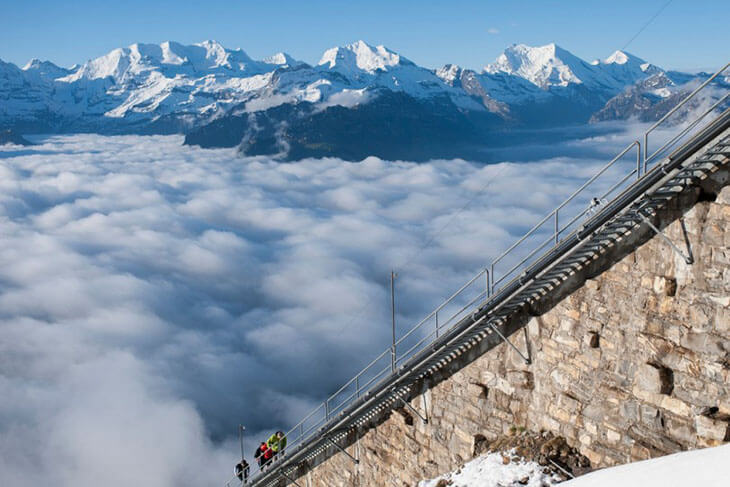 Längste Treppe der Welt Schweiz 11674 Stufen