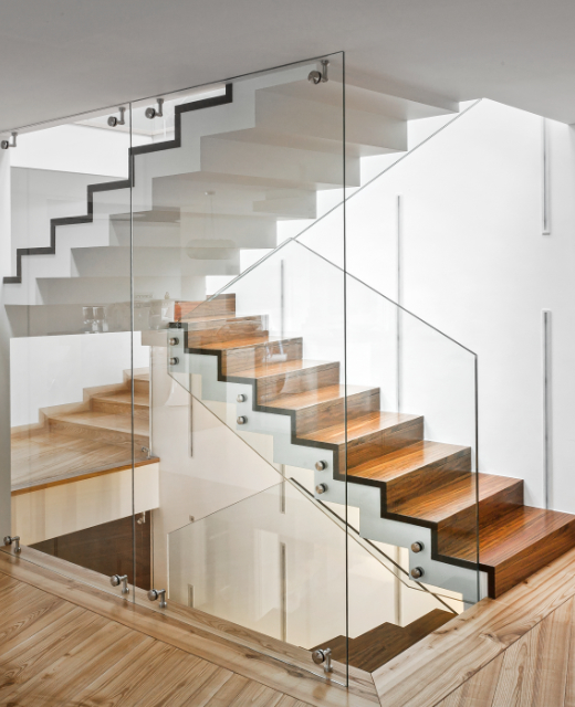 Moderne Betontreppe