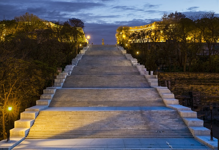 Potemkin Stairs in Odessa Ukraine