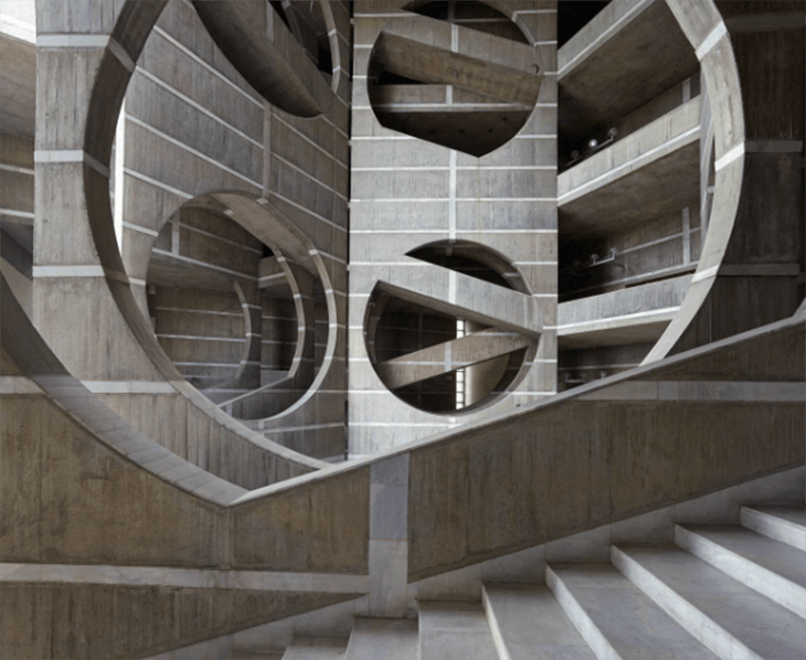 Treppe Parlamentsgebäude Dhaka