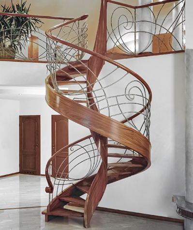 Was ist eine Spiraltreppe