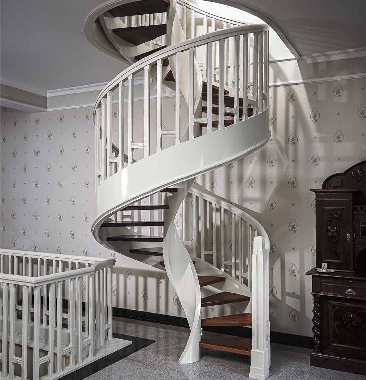 Wendeltreppe weiss