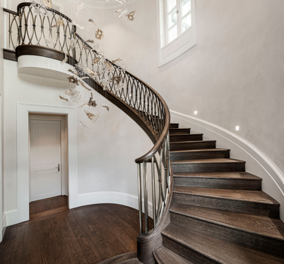 Bogentreppe Edles Messinggelände Villa Berlin